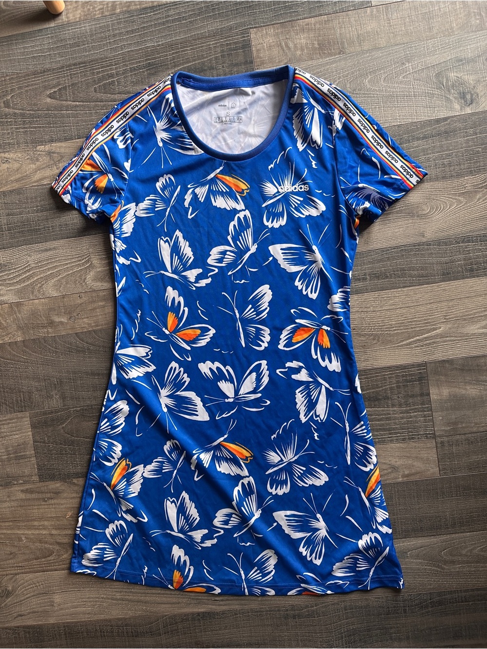 adidas x Farm Rio Butterfly-Print Mini Dress